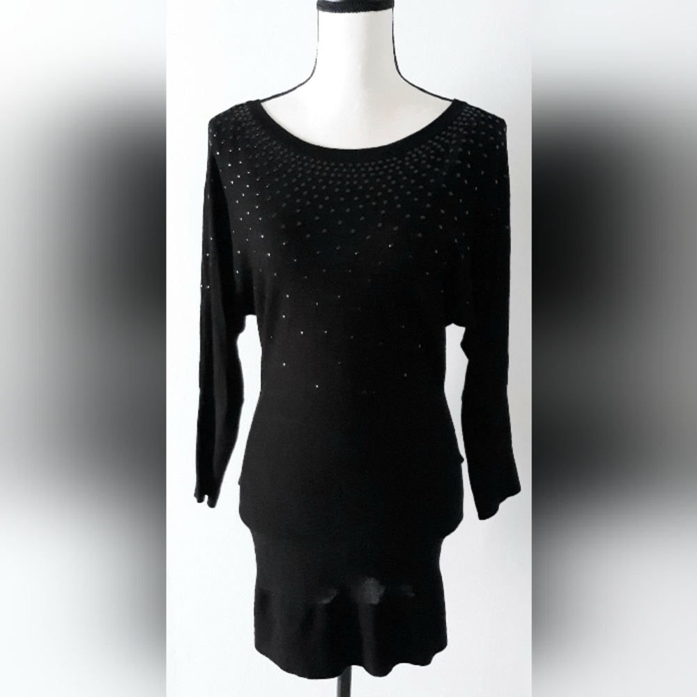 Cache Studded Mini Dress